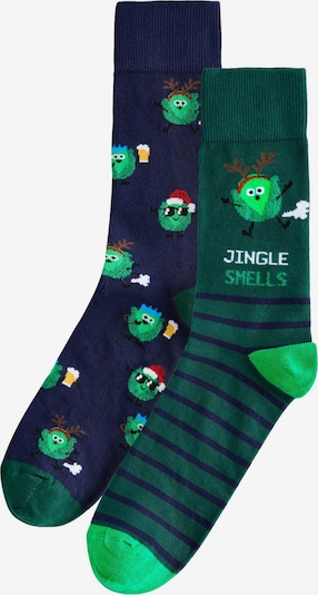 Next Sukat värissä laivastonsininen / tummanvihreä / punainen / valkoinen, Tuotenäkymä