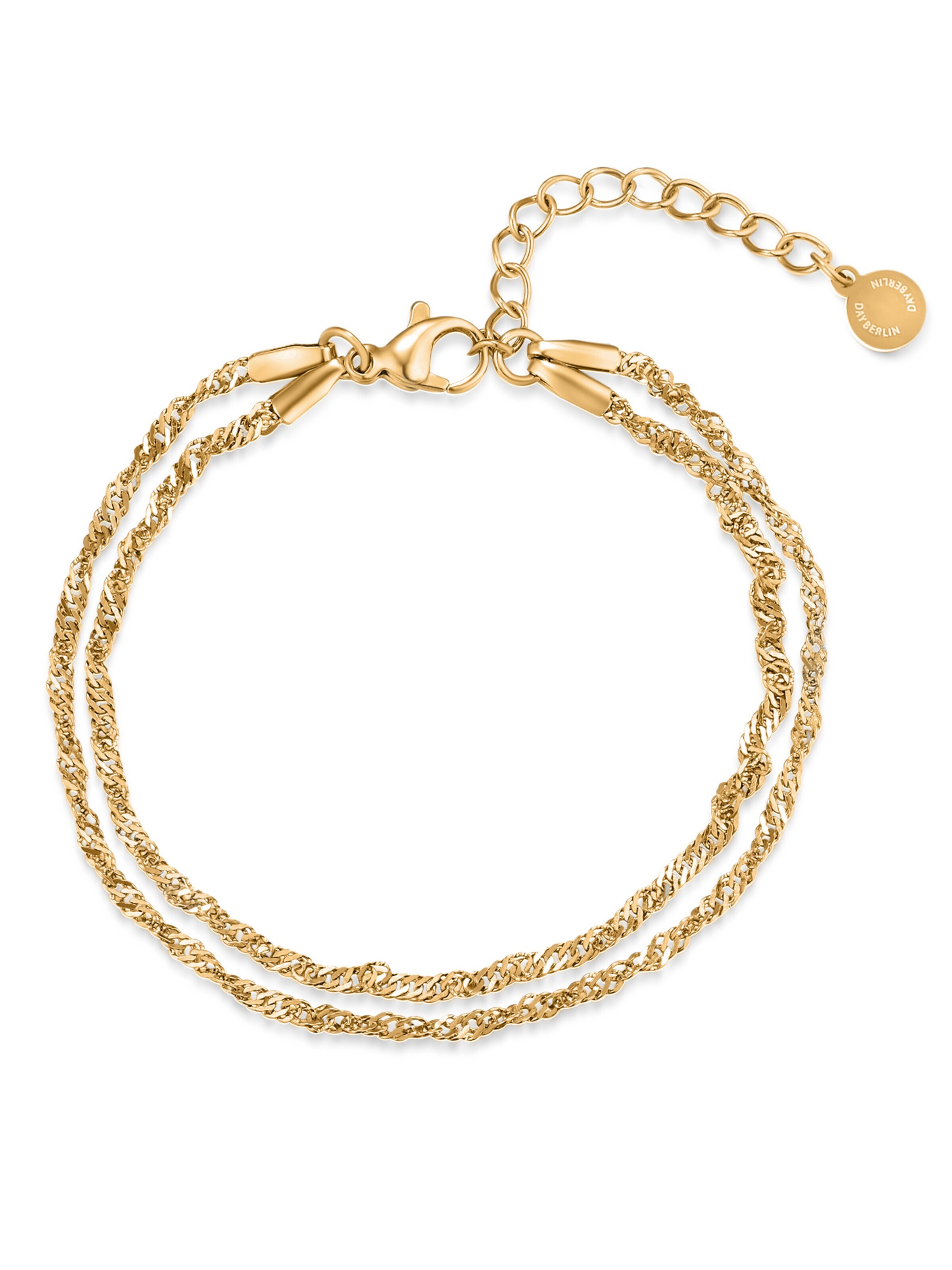 day berlin Armband 'Twist'‌‌‌‌‌‌‌ in Gold: Vorderseite