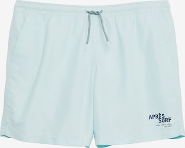 s.Oliver Men Big Sizes Zwemshorts in Blauw: voorkant