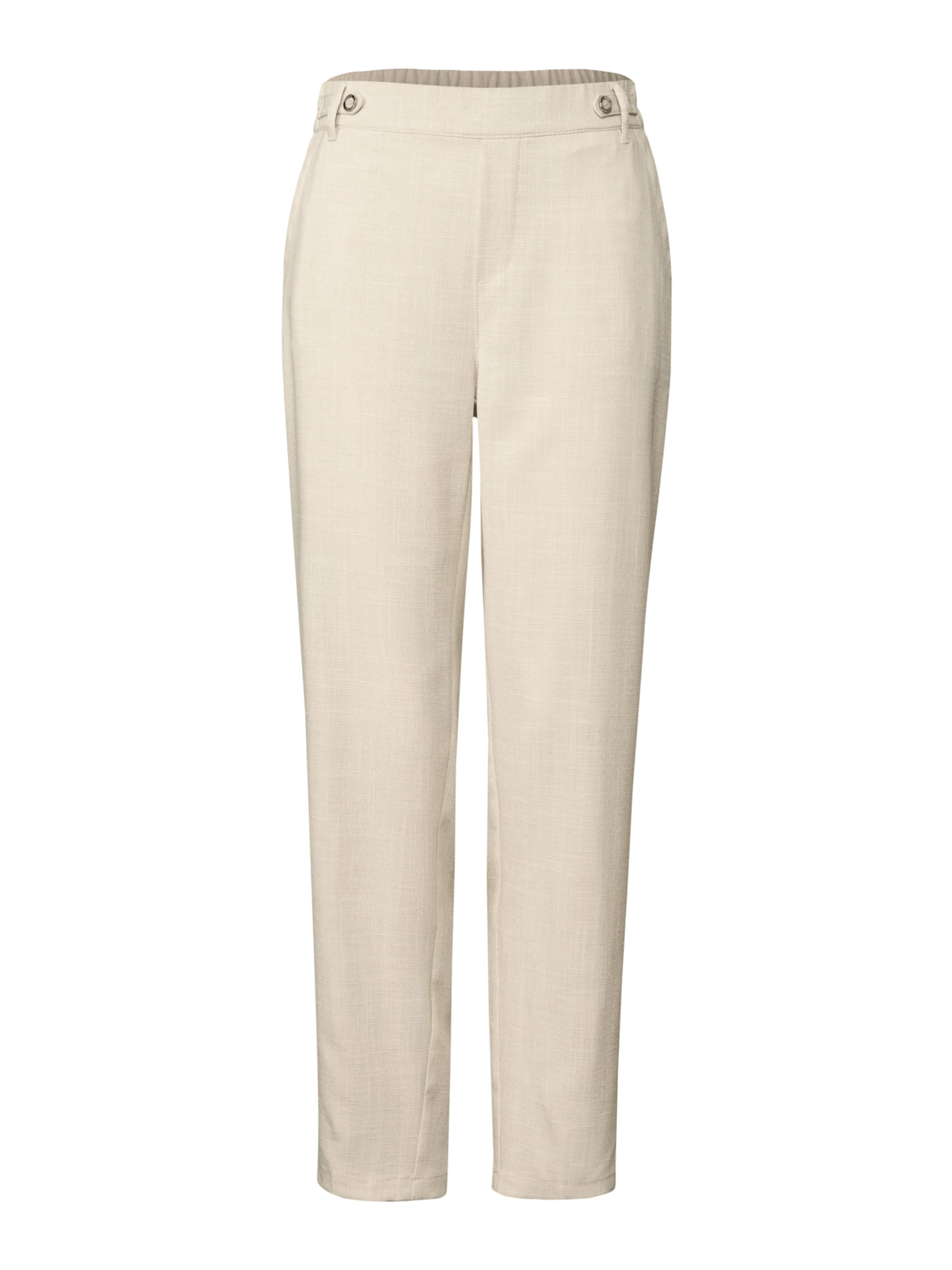 bēšs STREET ONE Pakapēniski sašaurināts piegriezums Čino bikses: no priekšpuses