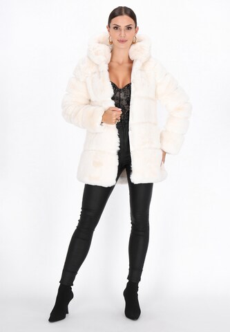 faina Winterjas in Wit