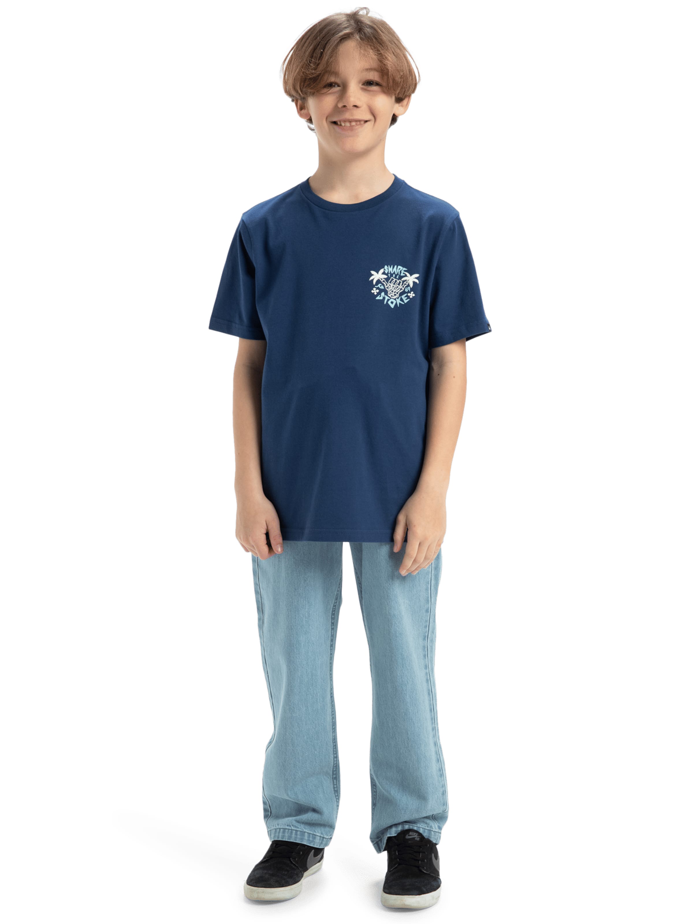 T-Shirt 'Ev Share The Stoke' QUIKSILVER en bleu