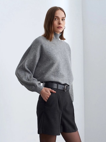 Dilvin Wide Leg Shorts in Schwarz