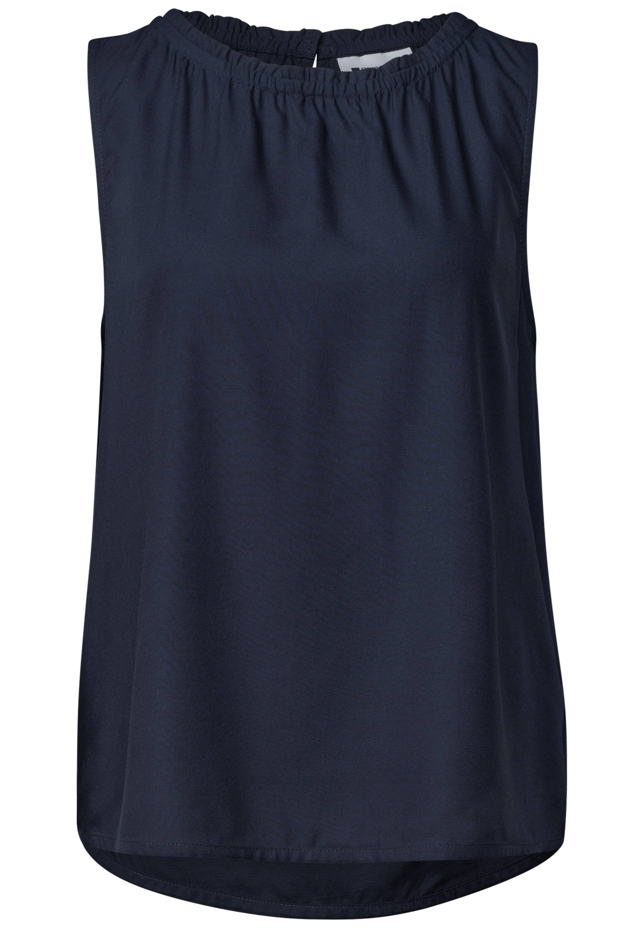STREET ONE Bluse in XS in dunkelblau, Produktansicht