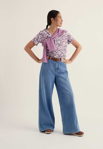 Seasalt Cornwall T-Shirt 'Barnoon' in Lila