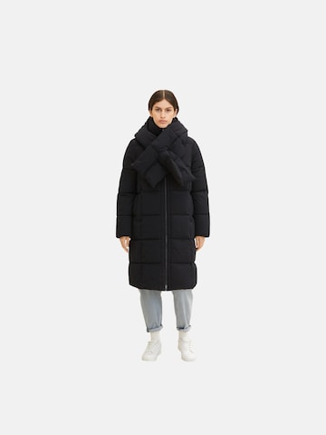 Manteau d’hiver TOM TAILOR en noir : devant