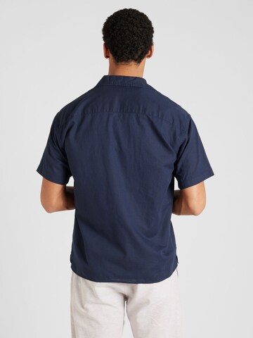mėlyna JACK & JONES Standartinis modelis Marškiniai
