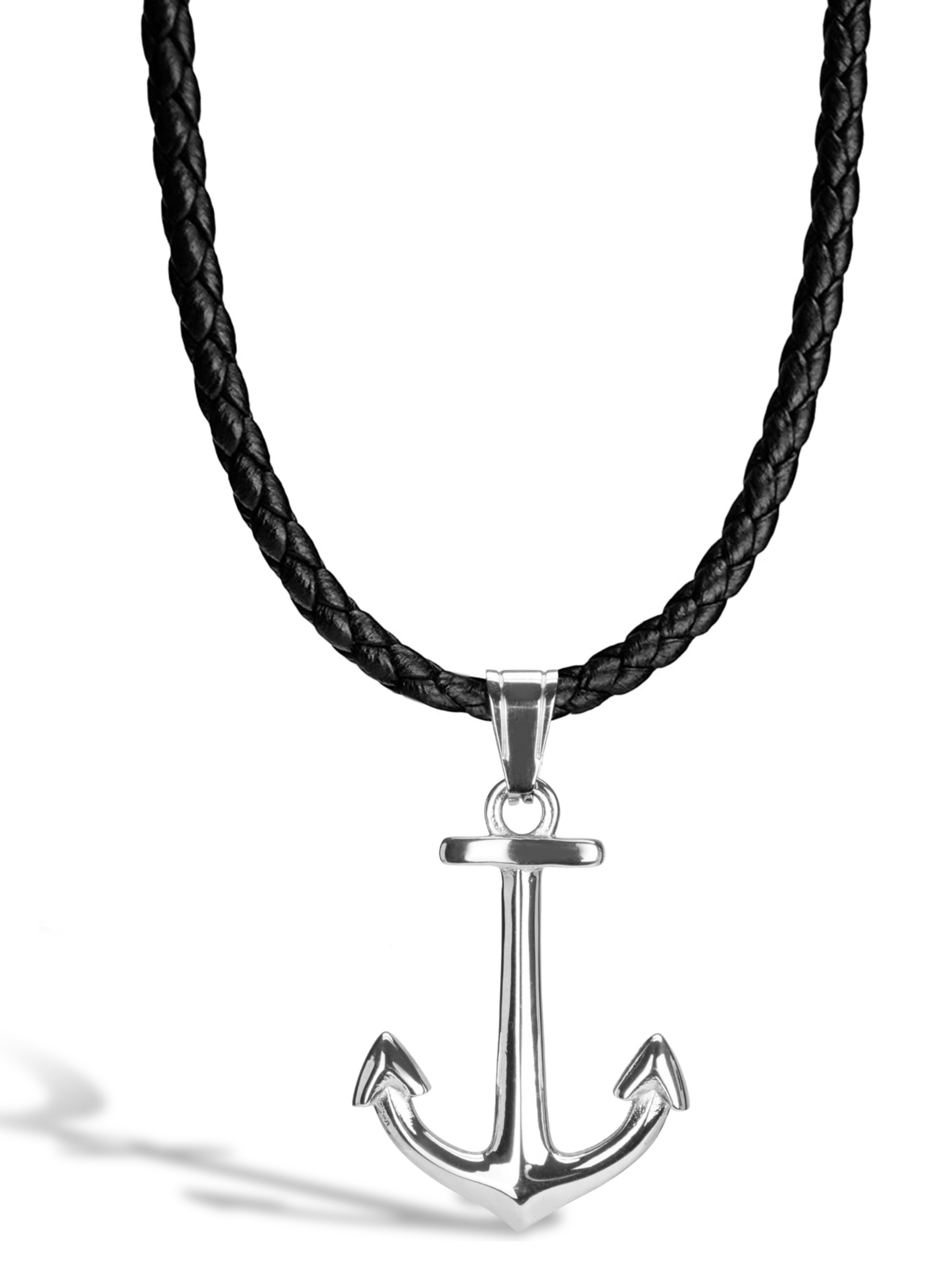 SERASAR Necklace 'Anchor' in Silver: front