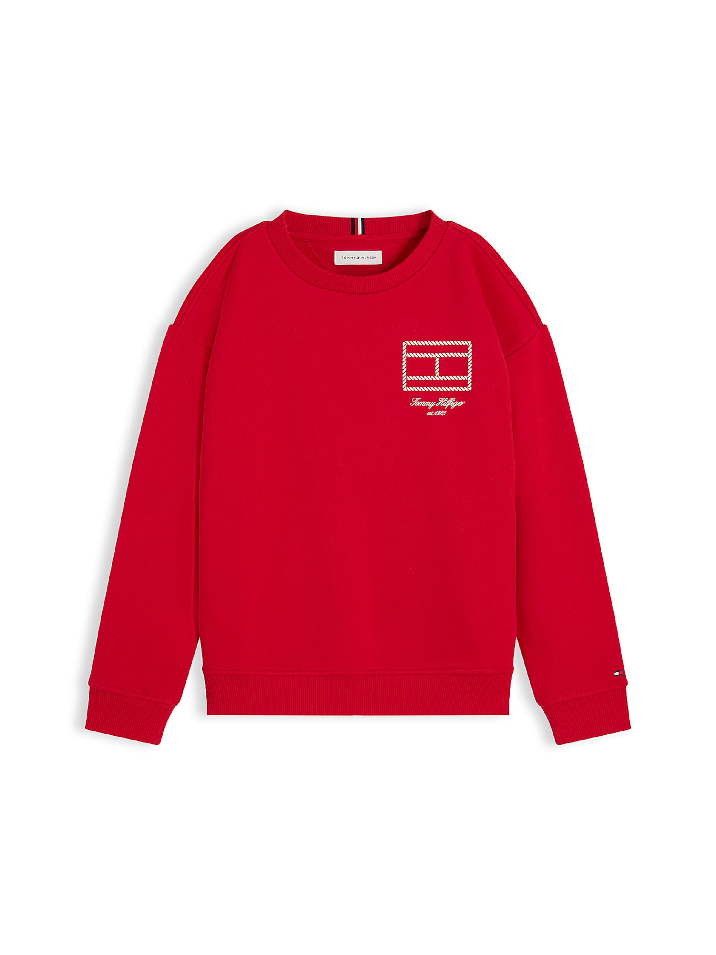 TOMMY HILFIGER Sweatshirt in Red: front