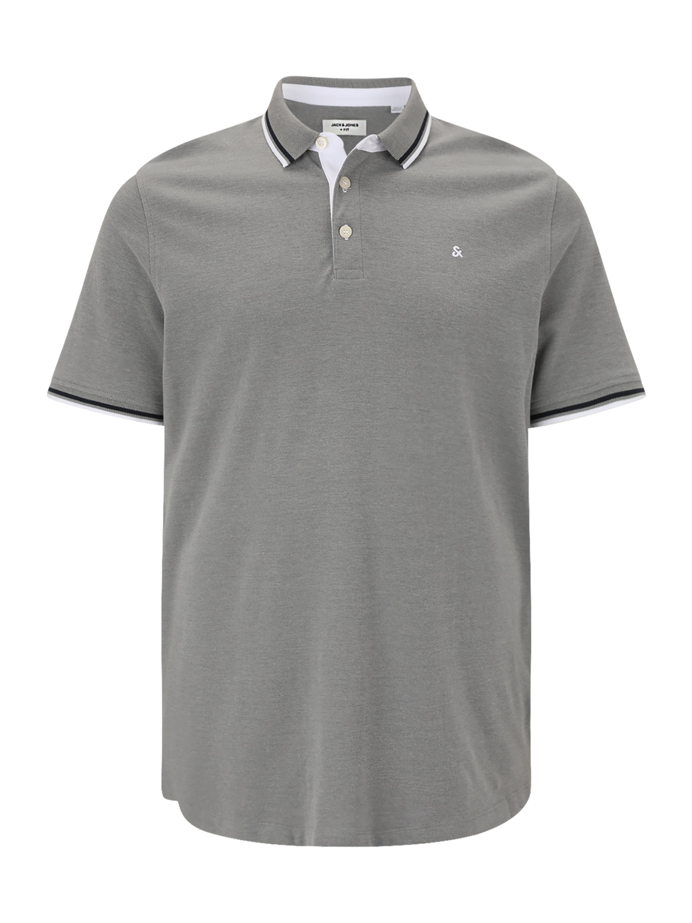 Jack & Jones Plus Tričko 'JJEPaulos' - Sivá: predná strana