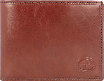 The Bridge Wallet 'Story Uomo' in Brown: front