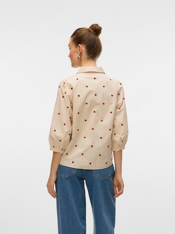 VERO MODA Μπλούζα 'VMFEAT' σε μπεζ