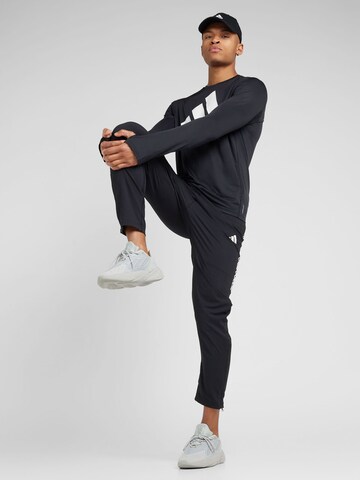 ADIDAS PERFORMANCE Performance shirt 'RUN IT' in Black