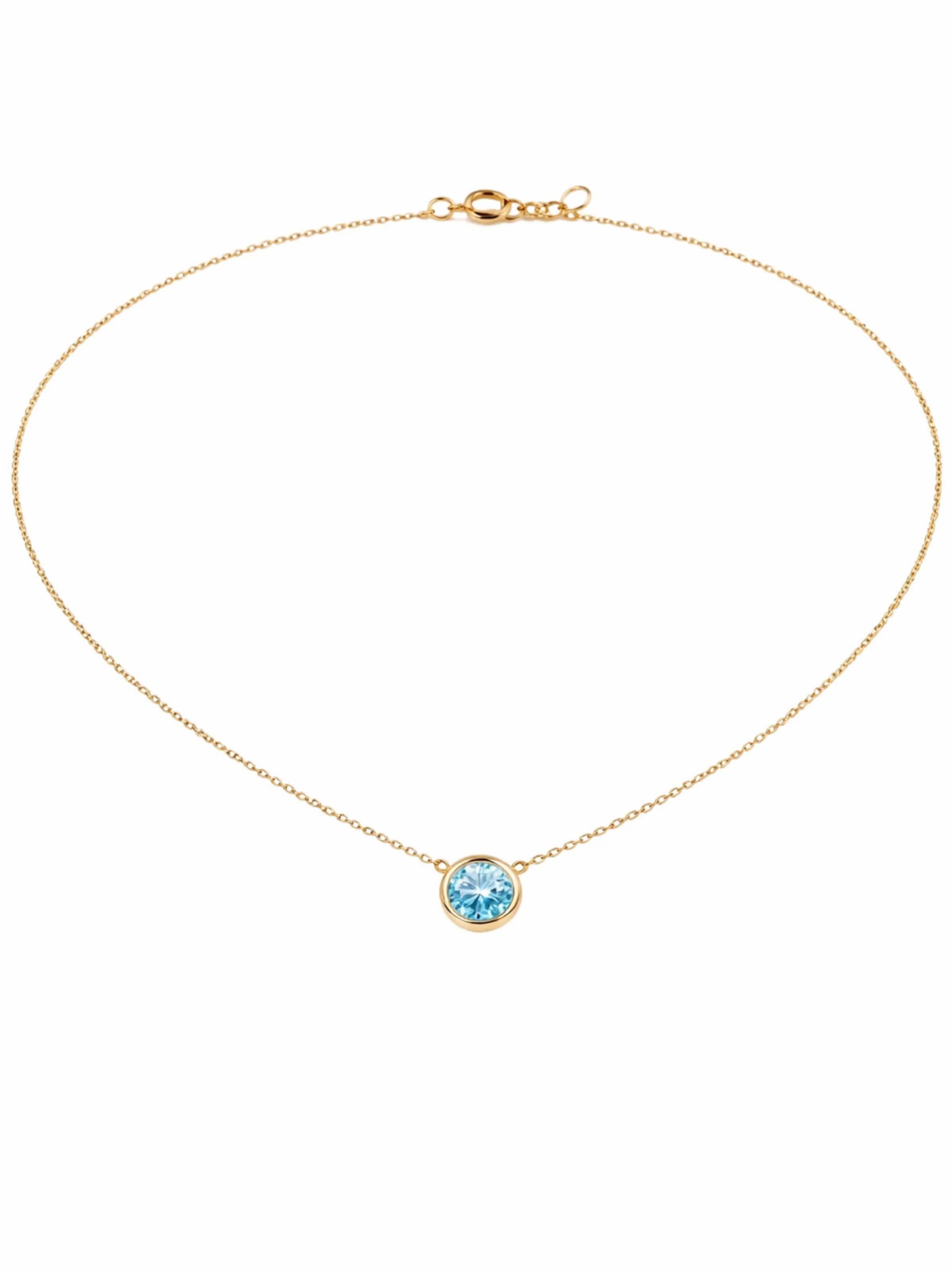 Pure Schmuck Kette‌‌‌‌ in Blau: Vorderseite
