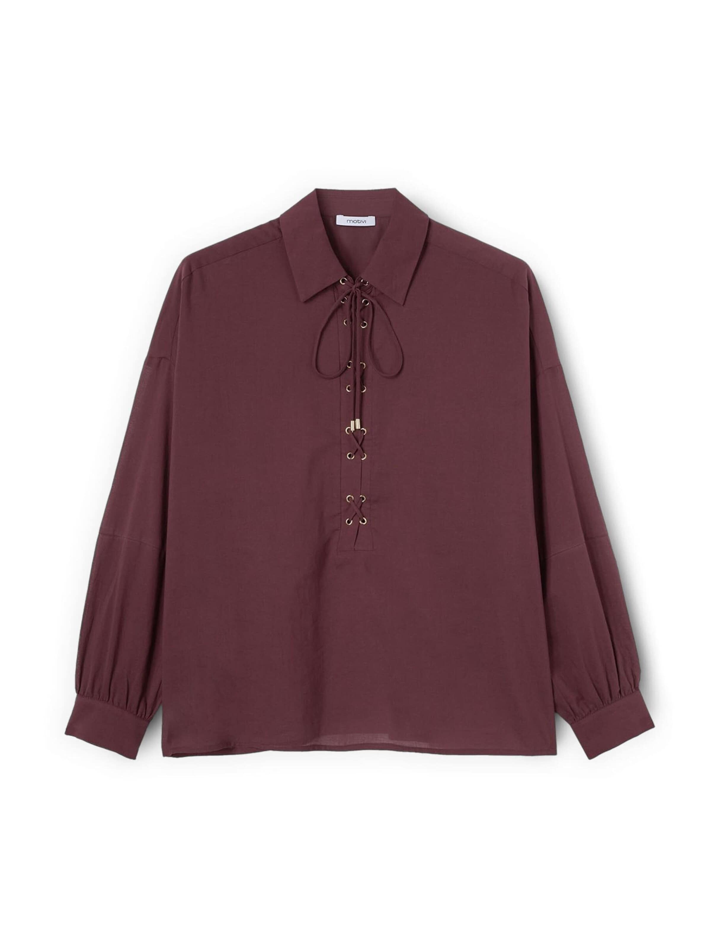 MOTIVI Blouse in Purple: front