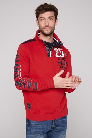 CAMP DAVID Sweatshirt in Rot: predná strana