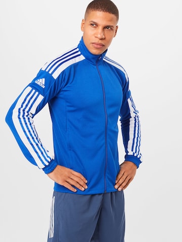 Giacca di felpa sportiva 'Squadra 21' di ADIDAS SPORTSWEAR in blu: frontale