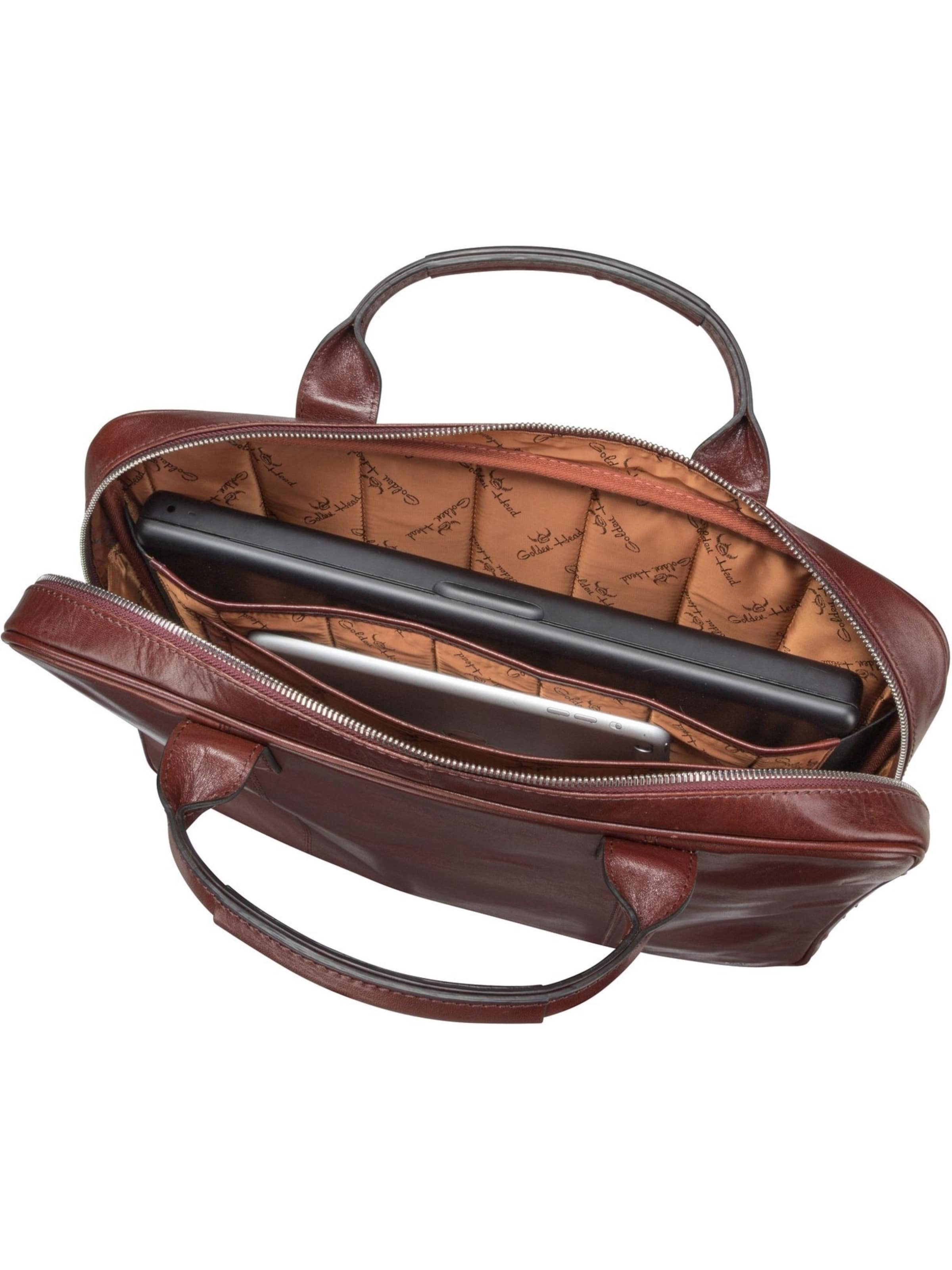 Porte-documents 'Colorado' GOLDEN HEAD en marron