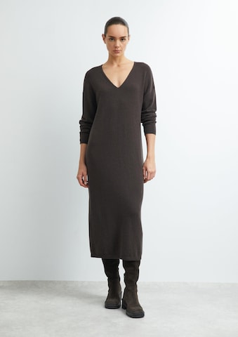 COMMA Knit dress in Brown: front