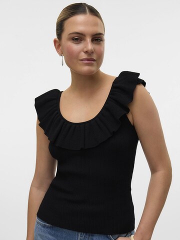 VERO MODA Knitted top 'VMSilje' in Black
