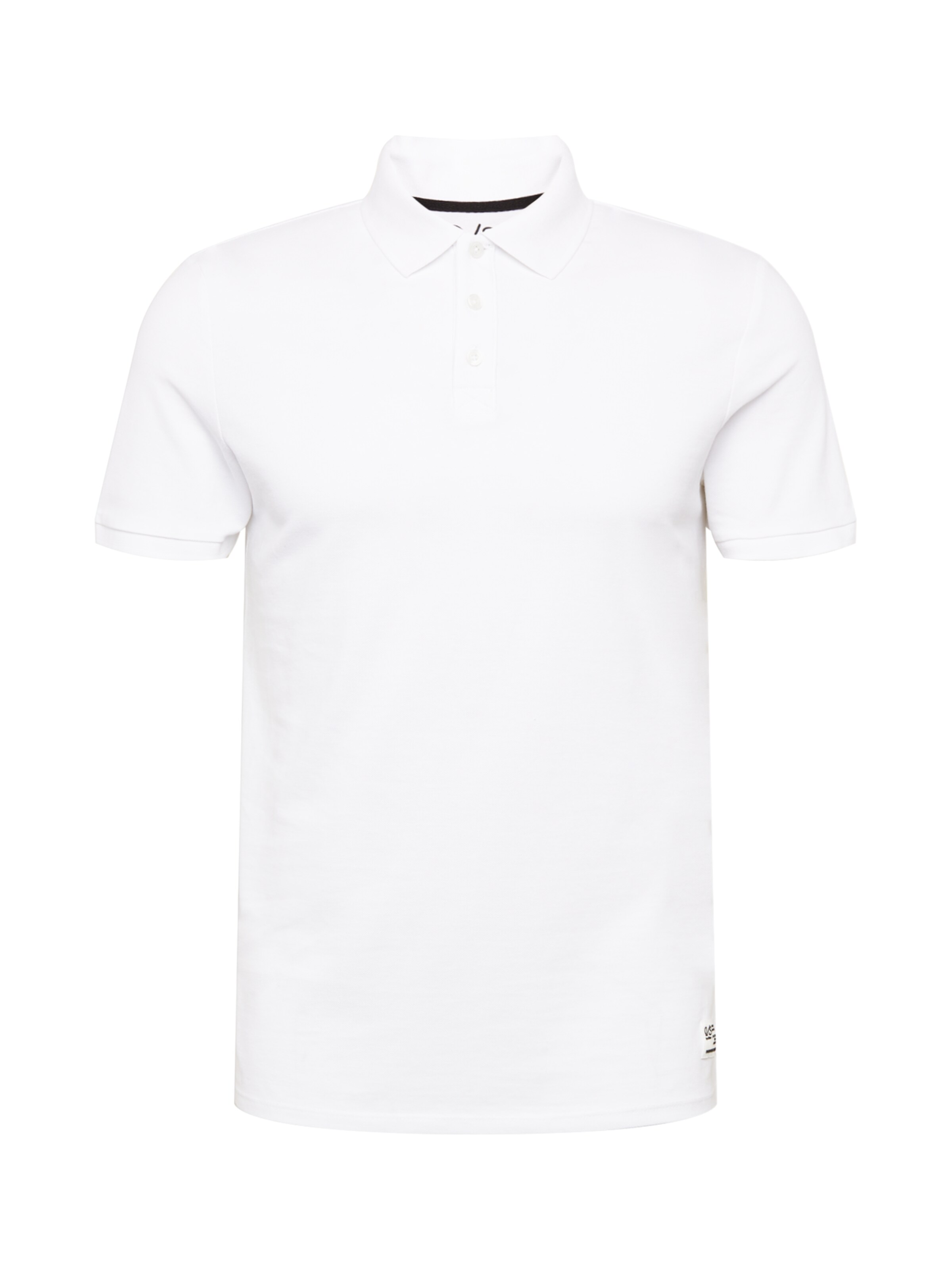QS Poloshirt in Weiß: Vorderseite