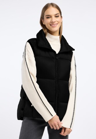 Frieda & Freddies NY Weste 'New Cisme' in Schwarz: Vorderseite