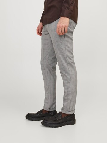 JACK & JONES Slim fit Chino Pants 'MARCO CONNOR' in Brown