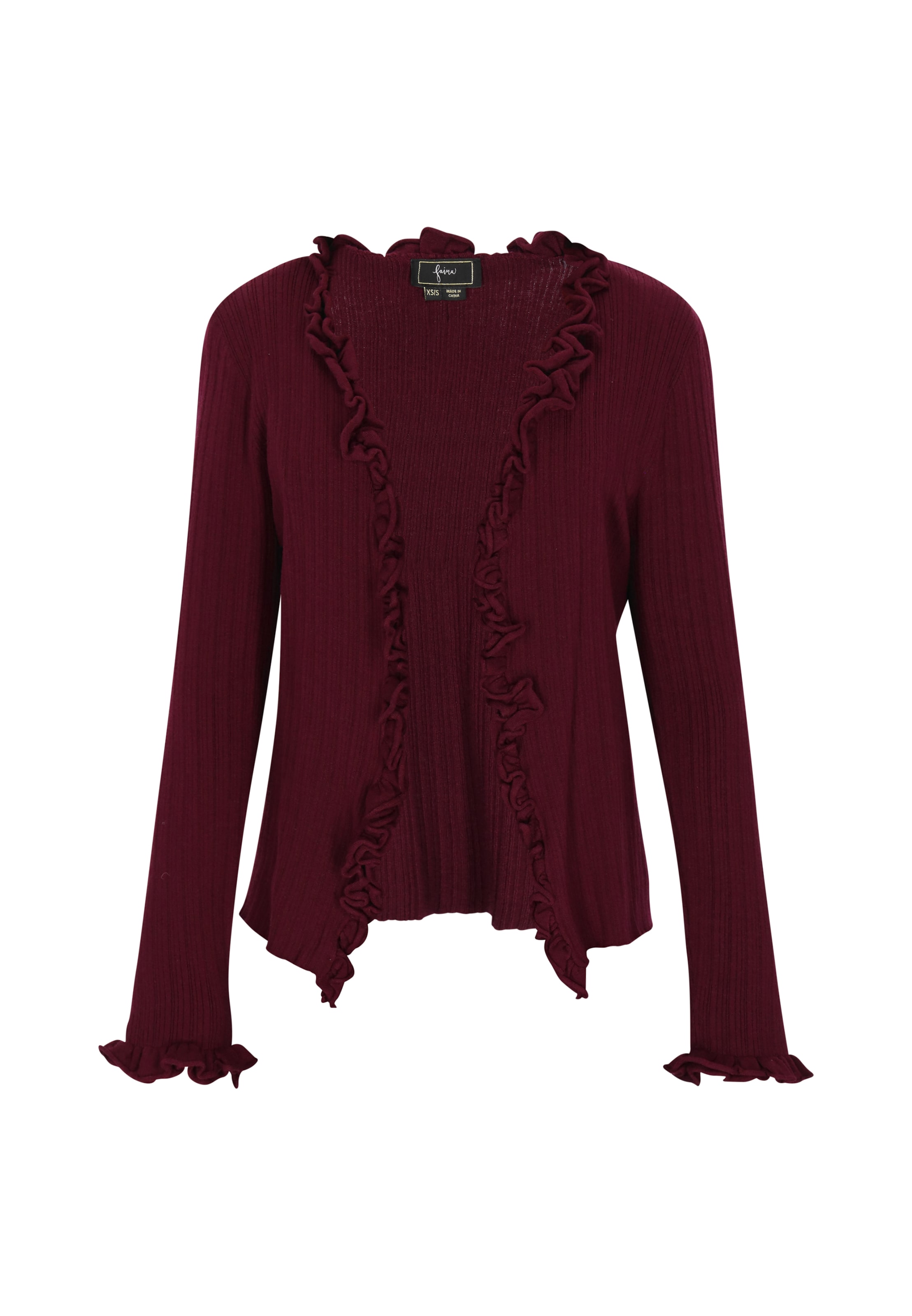 faina - Casaco de malha em vermelho: frente