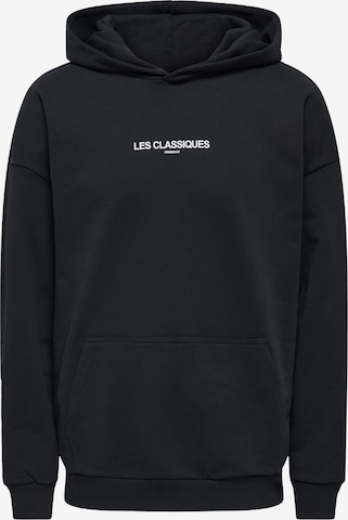 Pull-over Only & Sons en noir : devant