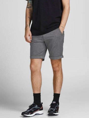 Regular Pantalon chino 'JPSTFury' JACK & JONES en gris : devant