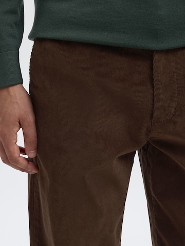 ruda SELECTED Standartinis „Chino“ stiliaus kelnės 'SLHMILES'