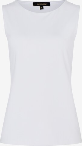 Top di MORE & MORE in bianco: frontale