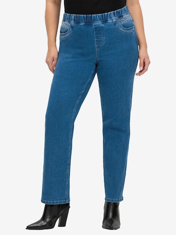 SHEEGO Regular Jeans in Blue: front