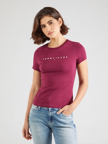 Tommy Jeans Curve Футболка в Лиловый: спереди