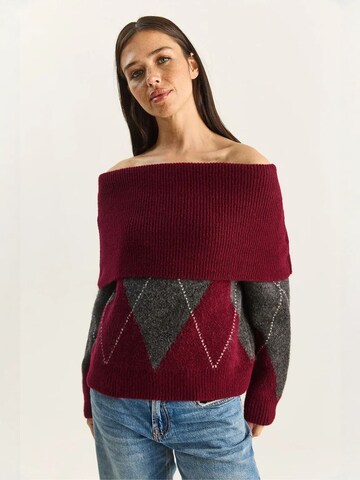 Pull-over Bianco Lucci en rouge