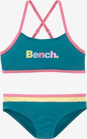 BENCH - Bustier Bikini en verde: frente