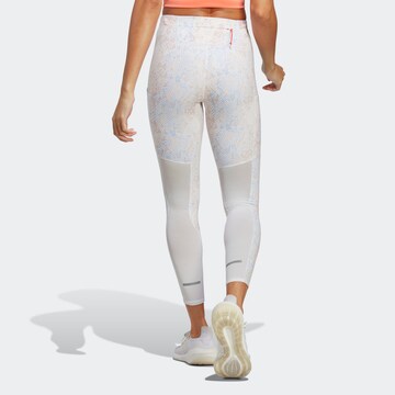 ADIDAS PERFORMANCE Skinny Workout Pants 'Fastimpact Seasonal' in White