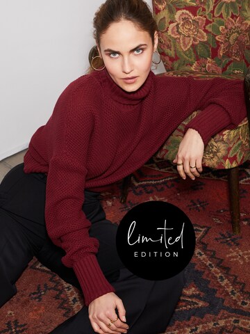 ABOUT YOU Limited Sweter 'Elena' w kolorze czerwony: przód