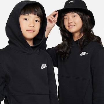 Nike Sportswear Sweatshirt 'Club Flc' in Schwarz
