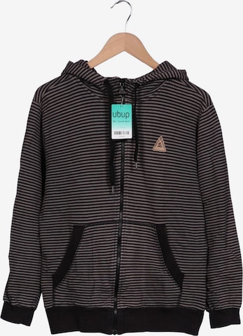 Zimtstern Kapuzenpullover S in Grau: Vorderseite