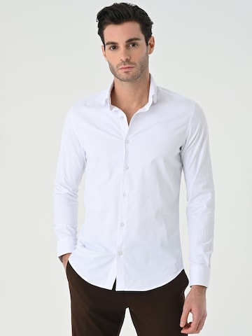 Antioch Regular fit Overhemd in Wit: voorkant