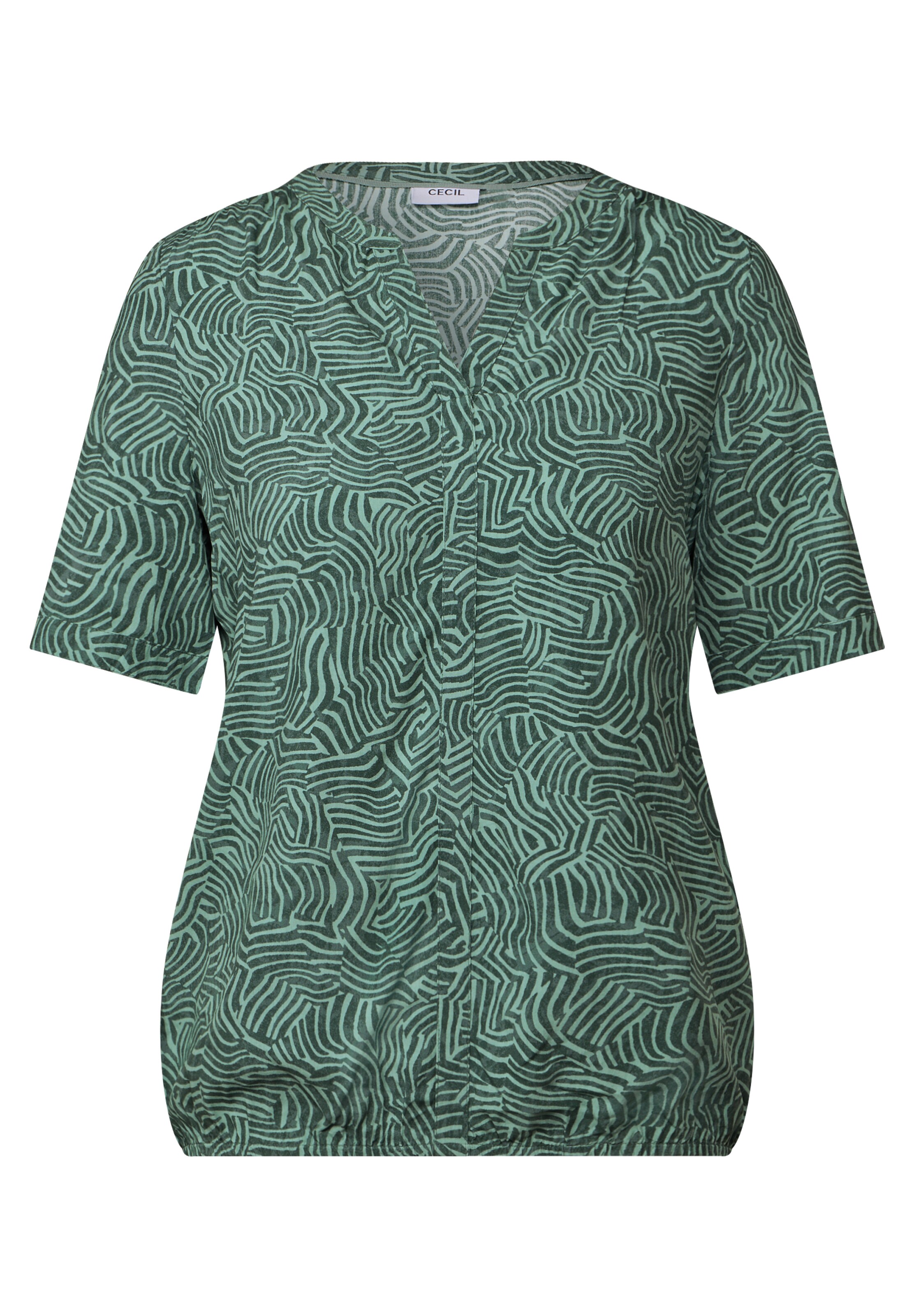 CECIL Bluse in Grün: Vorderseite