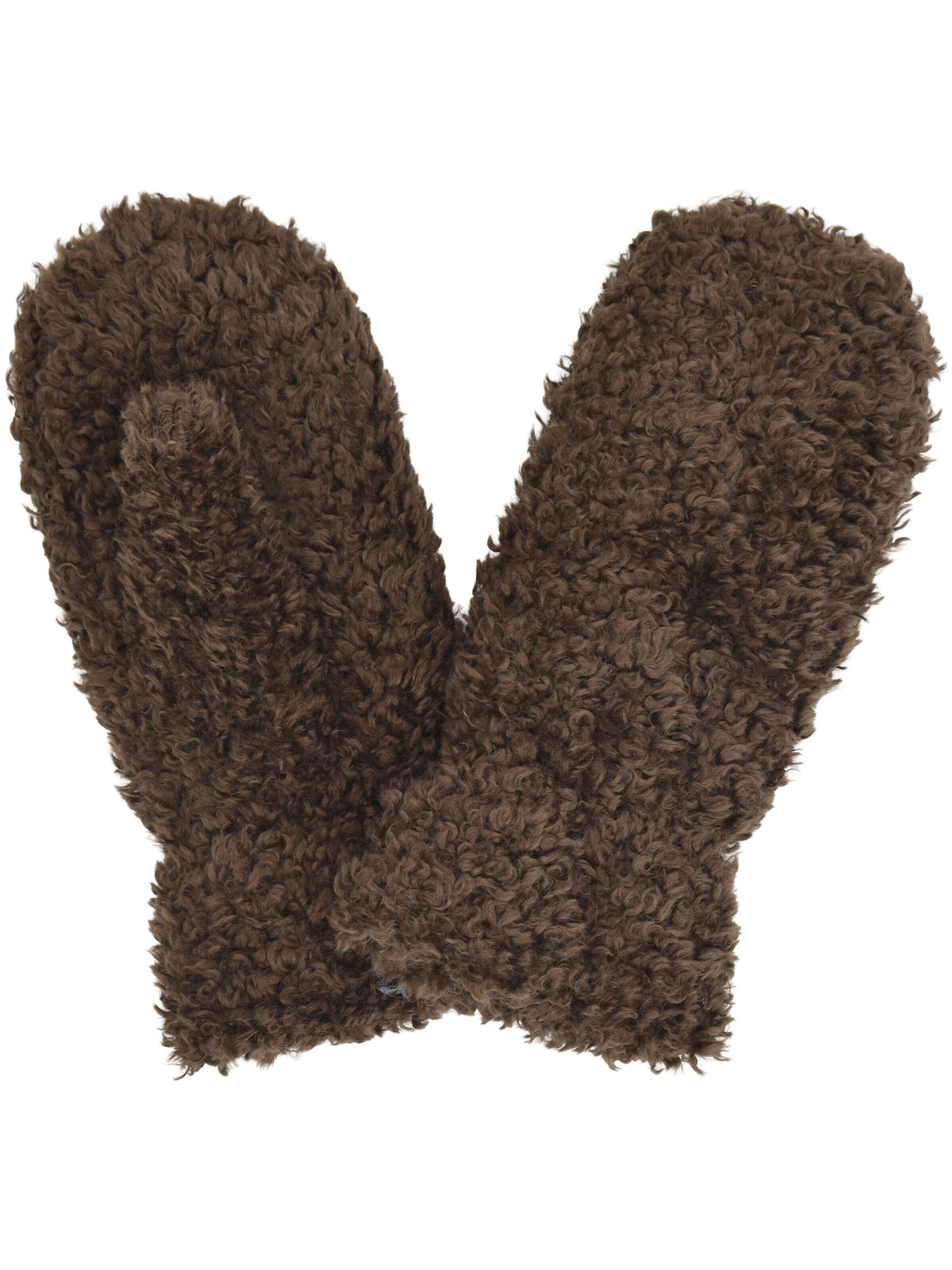 styleBREAKER Fäustlinge 'Teddy Fäustlinge mit Fleece Futter'‌‌‌‌‌‌‌‌‌ in Braun