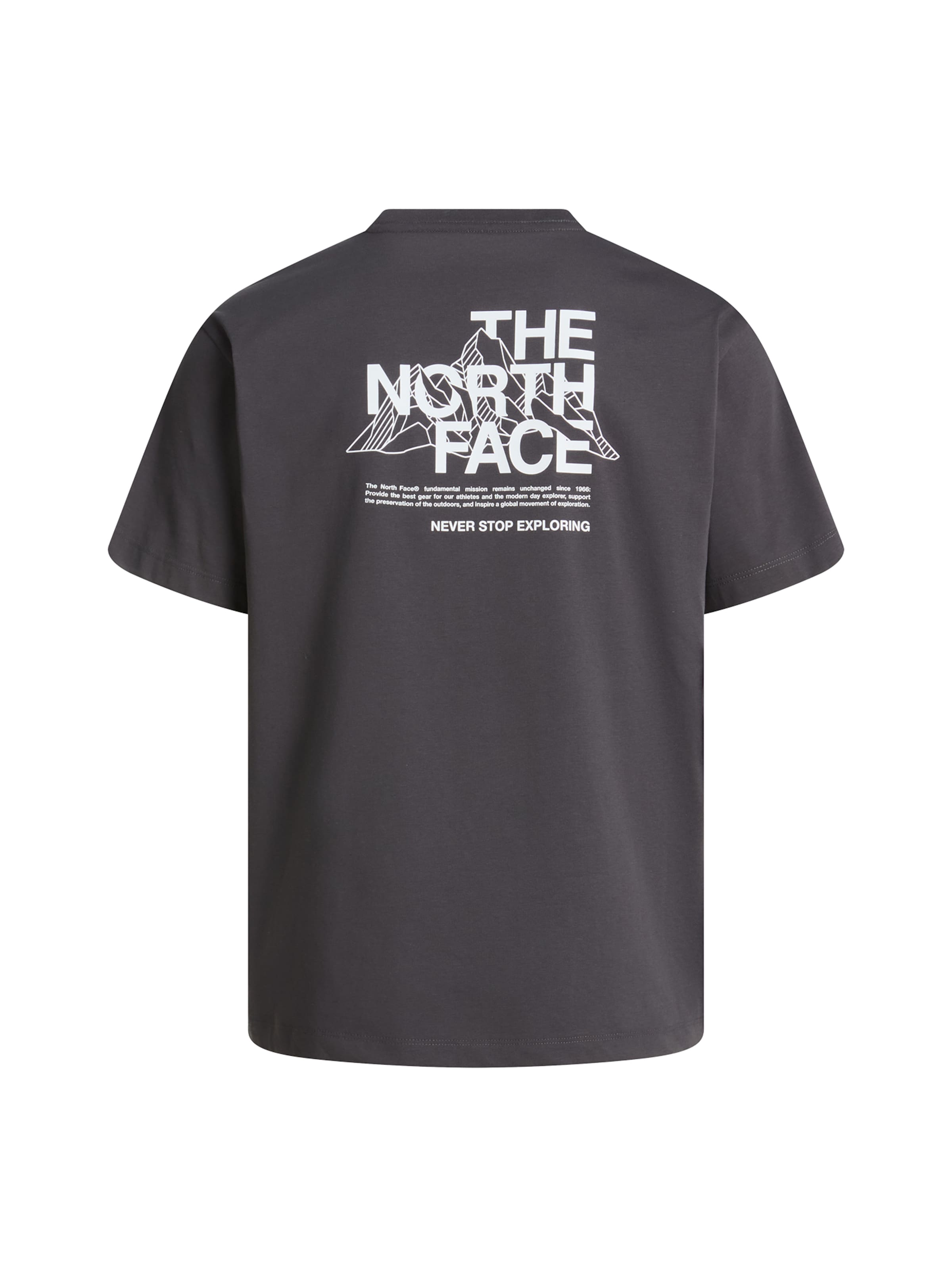Maglietta 'M MOUNTAIN SKETCH SS TEE RELAXED' di THE NORTH FACE in nero