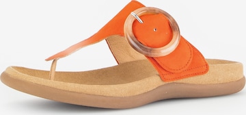 GABOR T-Bar Sandals 'Dianette' in Orange: front