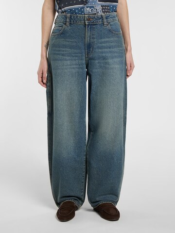 Baggy Jean '957' DICKIES en bleu : devant