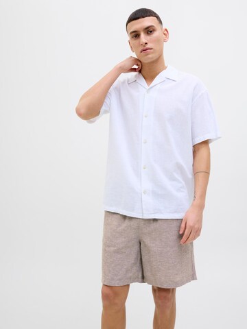JACK & JONES Loose fit Trousers 'JPSTJaiden' in Brown