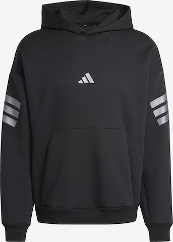 juoda ADIDAS SPORTSWEAR Sportinio tipo megztinis: priekis