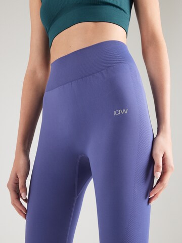 ICANIWILL Skinny Sports trousers 'Define' in Blue