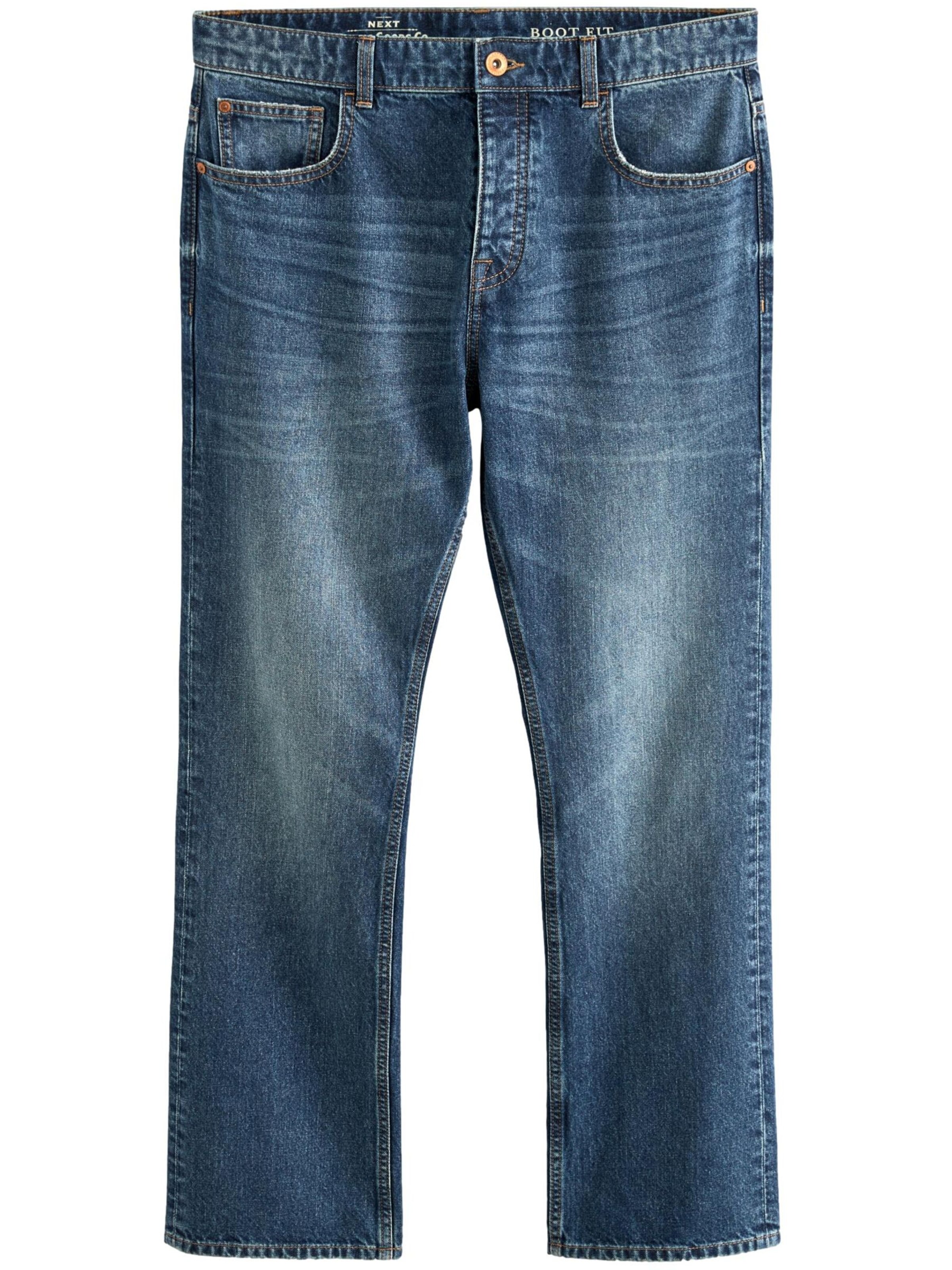 Next Regular Jeans in Blue: front